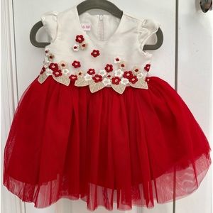 Bonnie Baby Christmas Dress